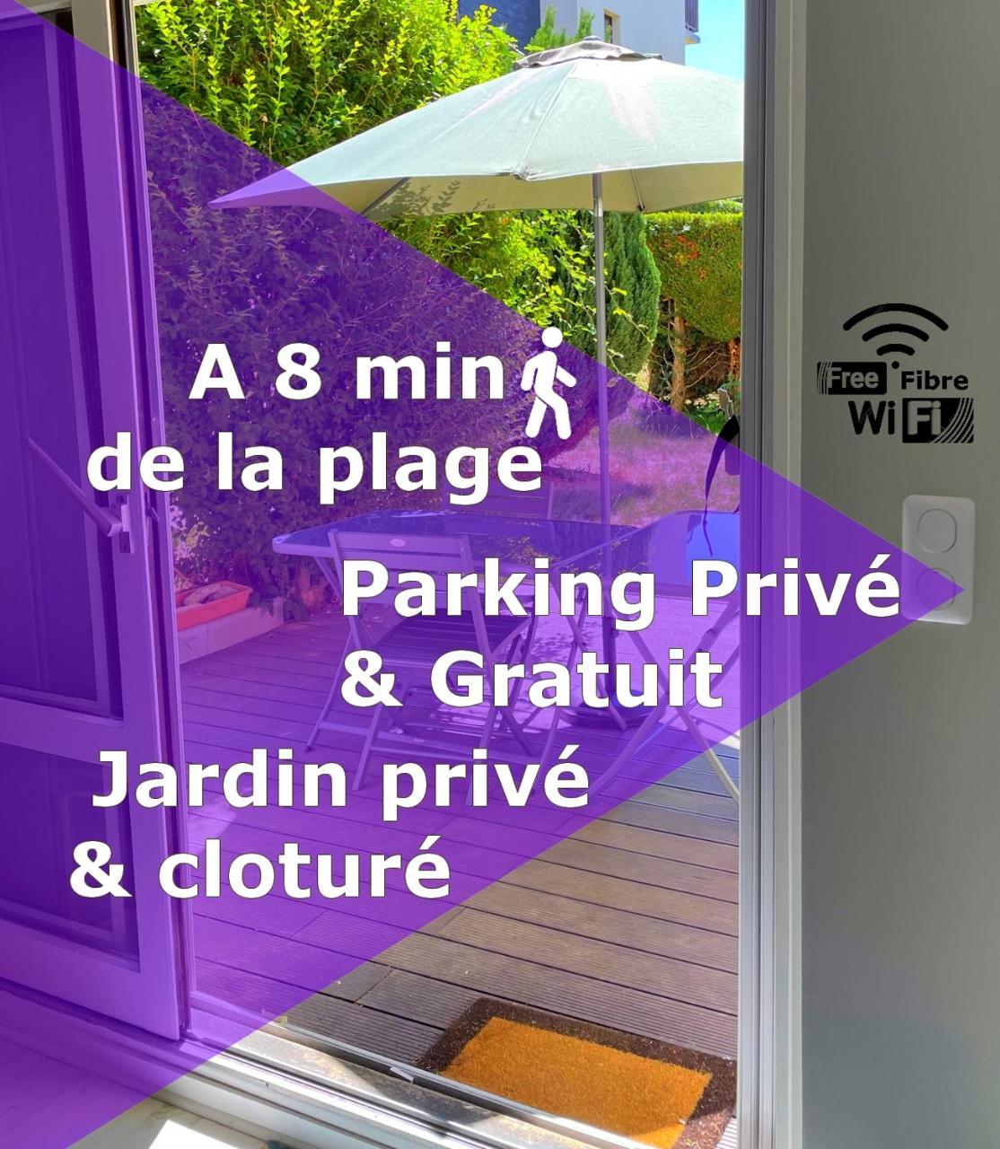 Studio Proche Plage - Parking Gratuit Et Prive - Terrasse Et Petit Jardin Cloture Courseulles-sur-Mer Dış mekan fotoğraf